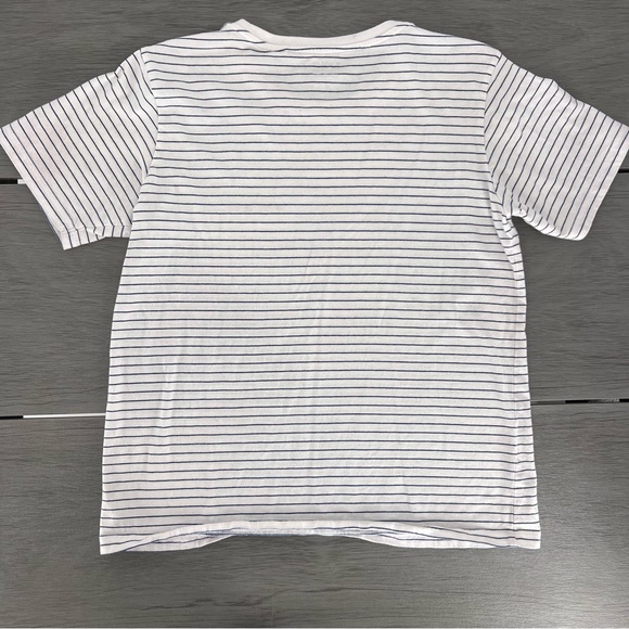 Uniqlo t-shirt size small 100% cotton "never not trying" size small striped - Picture 4 of 6